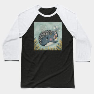 A Baby Whale in the Ocean Baseball T-Shirt